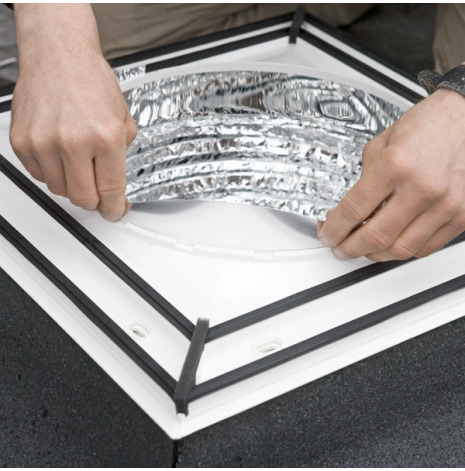 Ljustunnel TCR Velux Fast rör Platt Tak - Bild 4