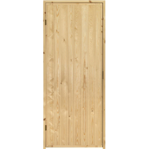 Bastudörr Kaski Eckerö Obehandlad Furupanel