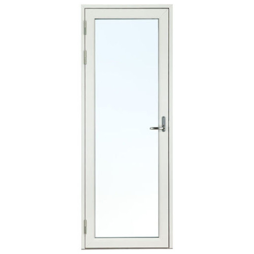 Lager Helglasad Fönsterdörr Svenska Fönster Rak Profil 3-glas Vit Aluminium